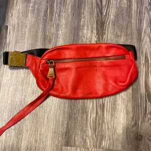 Aimee Kestenberg Red Leather Bum Bag